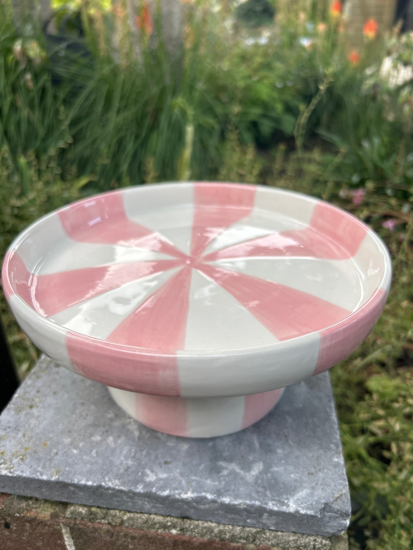 Plateau pink strip 21x10