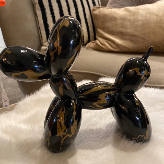 Balloon dog Black Marble