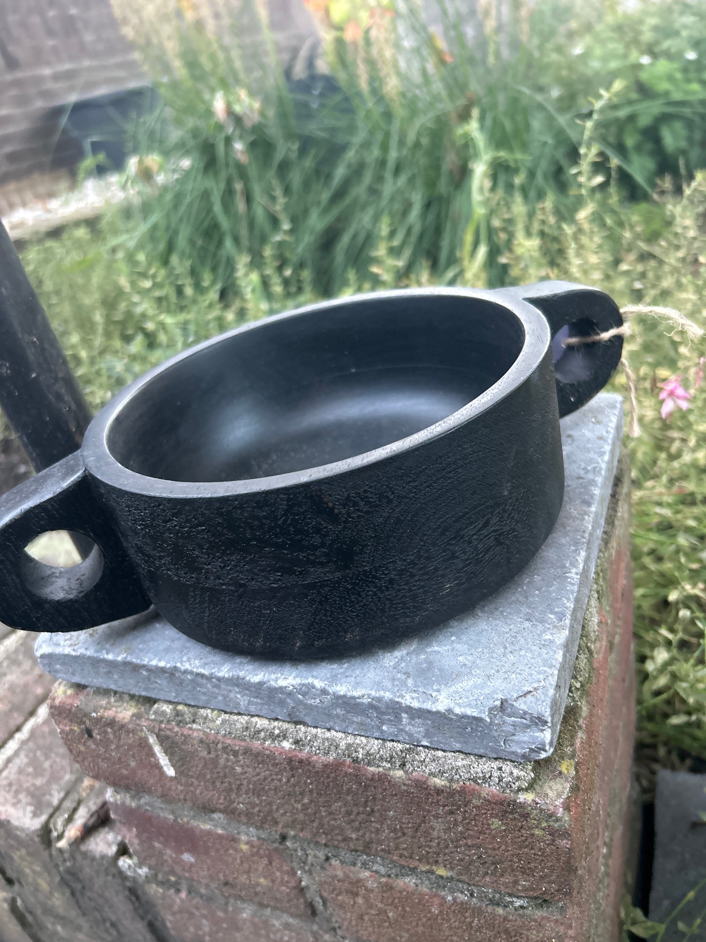 Vt wonen bowl black 17 x 7 cm