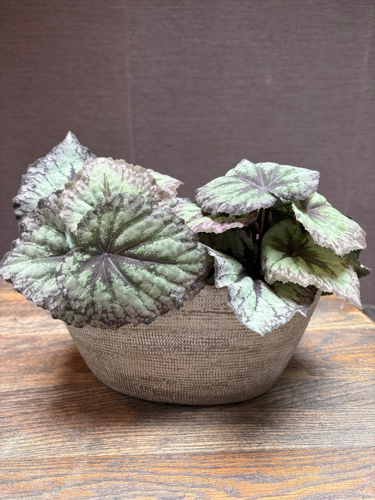 Pot Tokio ovaal taupe S