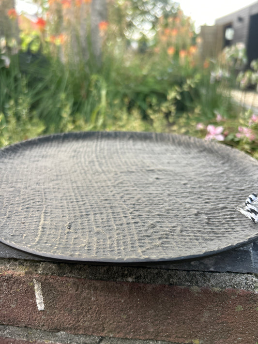 Dienblad gold Brown ø27