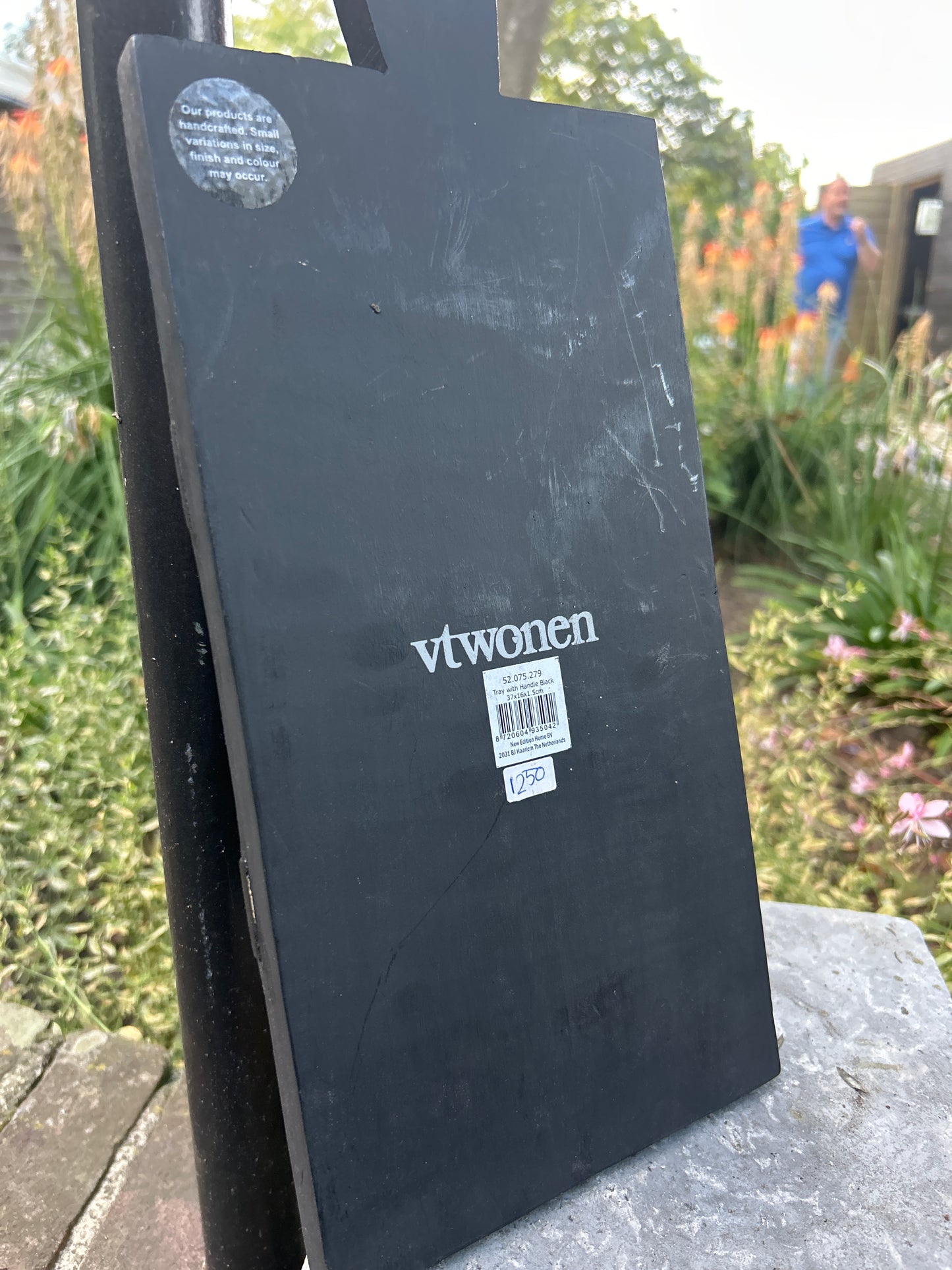 Tray black vt wonen 16x37x1,5