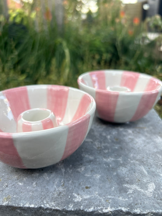 Kandelaar stripe pink
