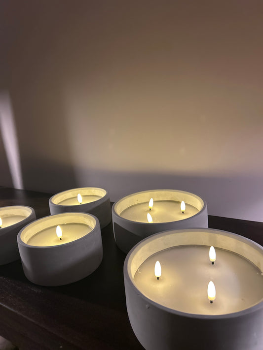 Beton Led kaars Joep L