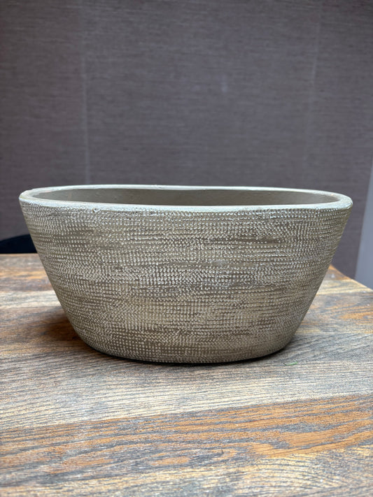 Pot Tokio ovaal taupe S