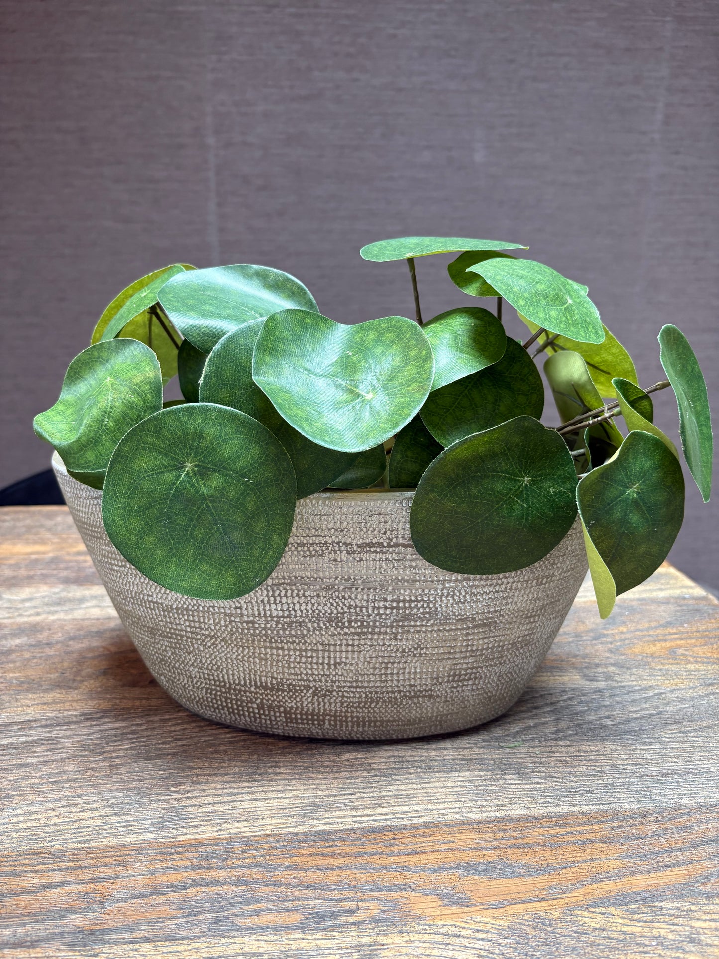 Pot Tokio ovaal taupe S