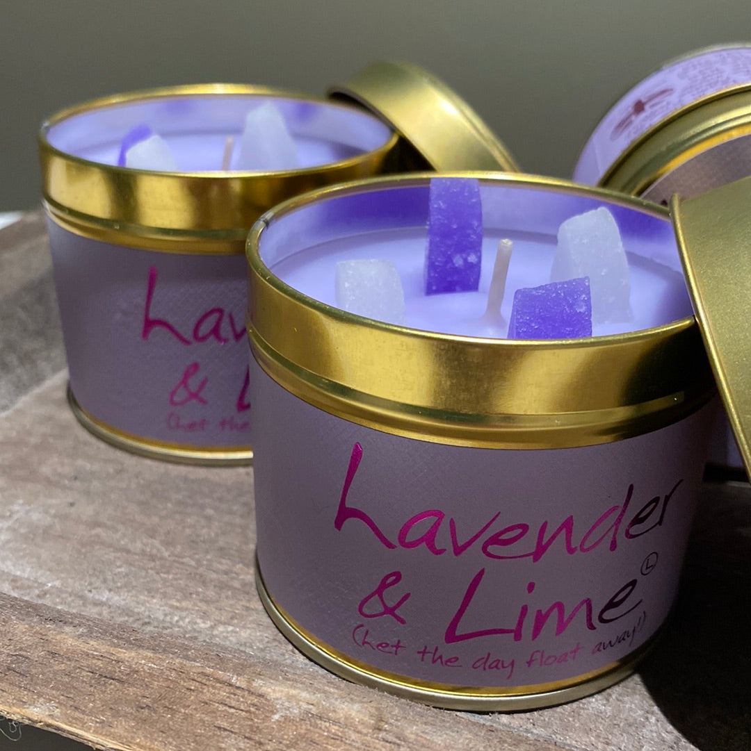 Geurkaars Lily-Flame Lavender &Lime
