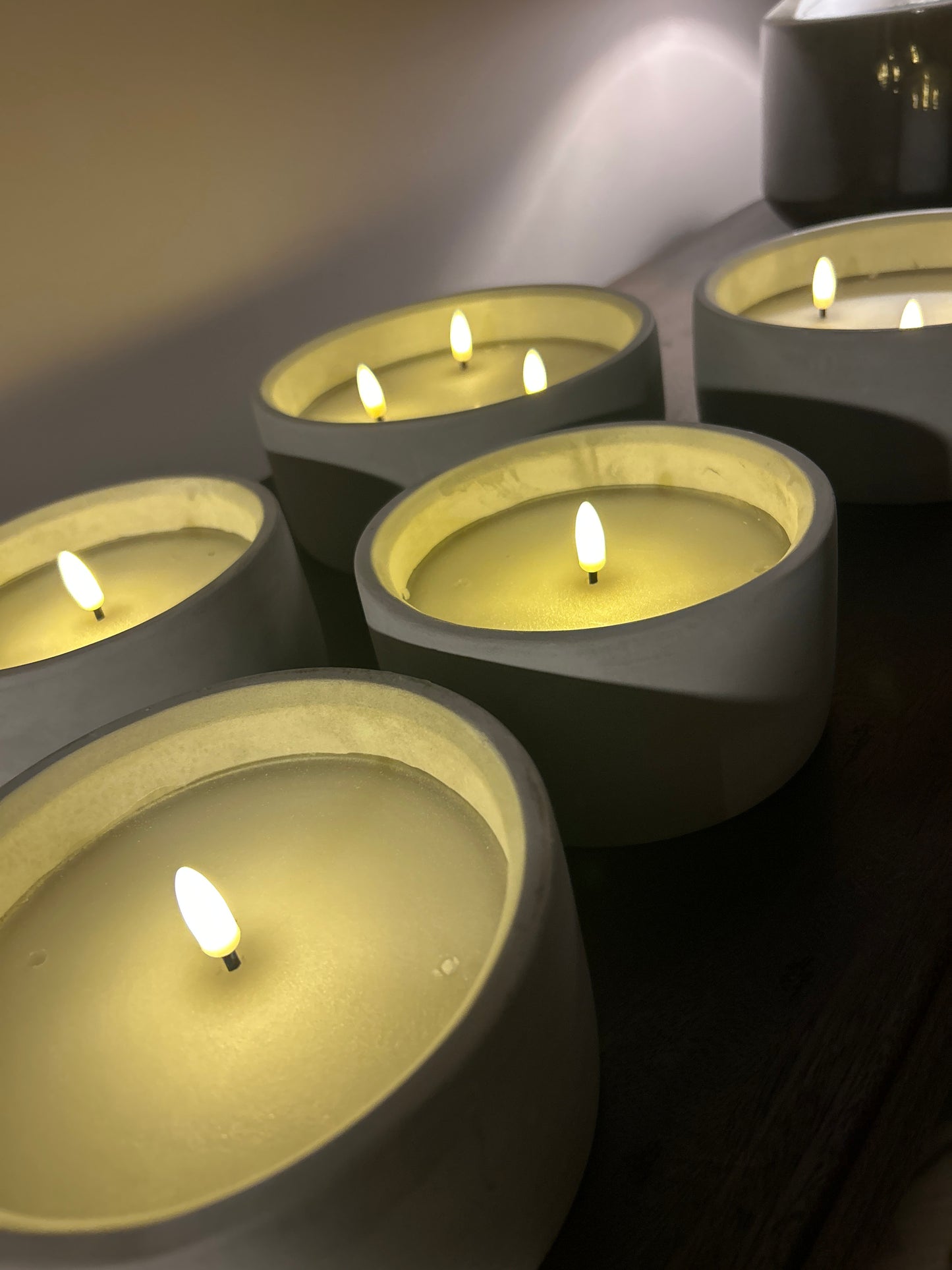 Beton Led kaars Joep L