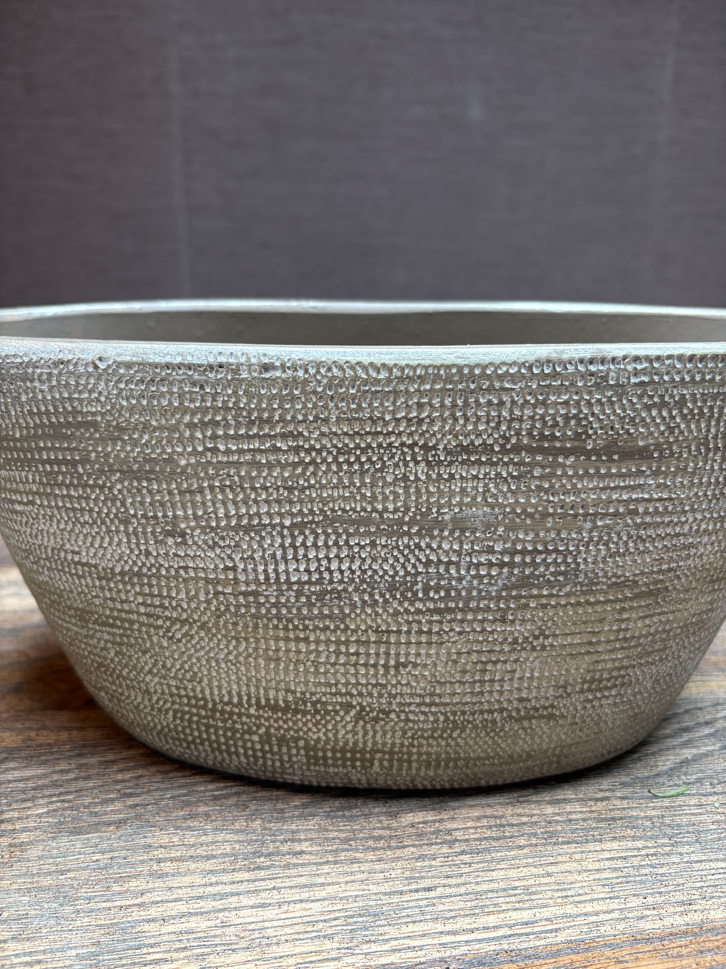 Pot Tokio ovaal taupe S