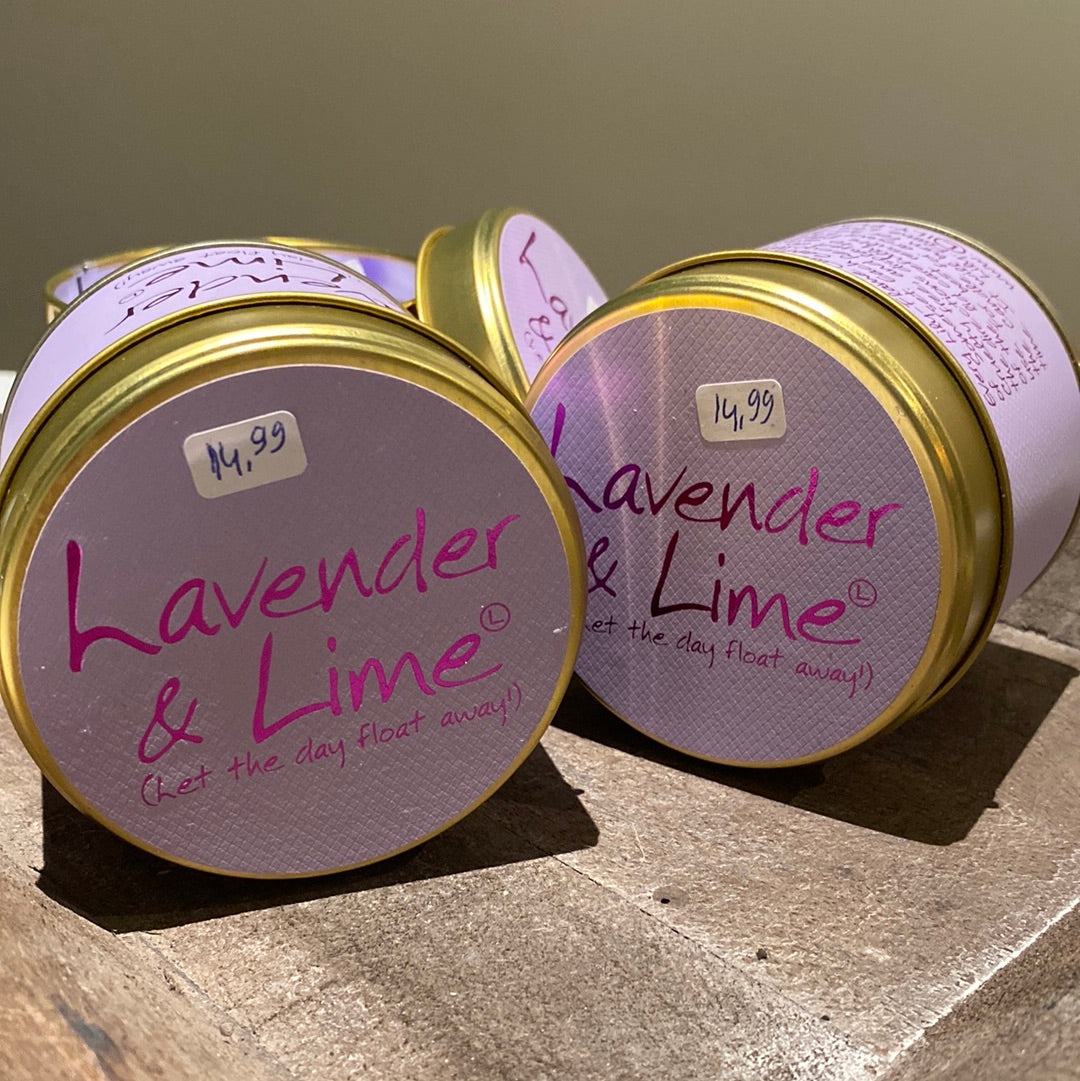 Geurkaars Lily-Flame Lavender &Lime