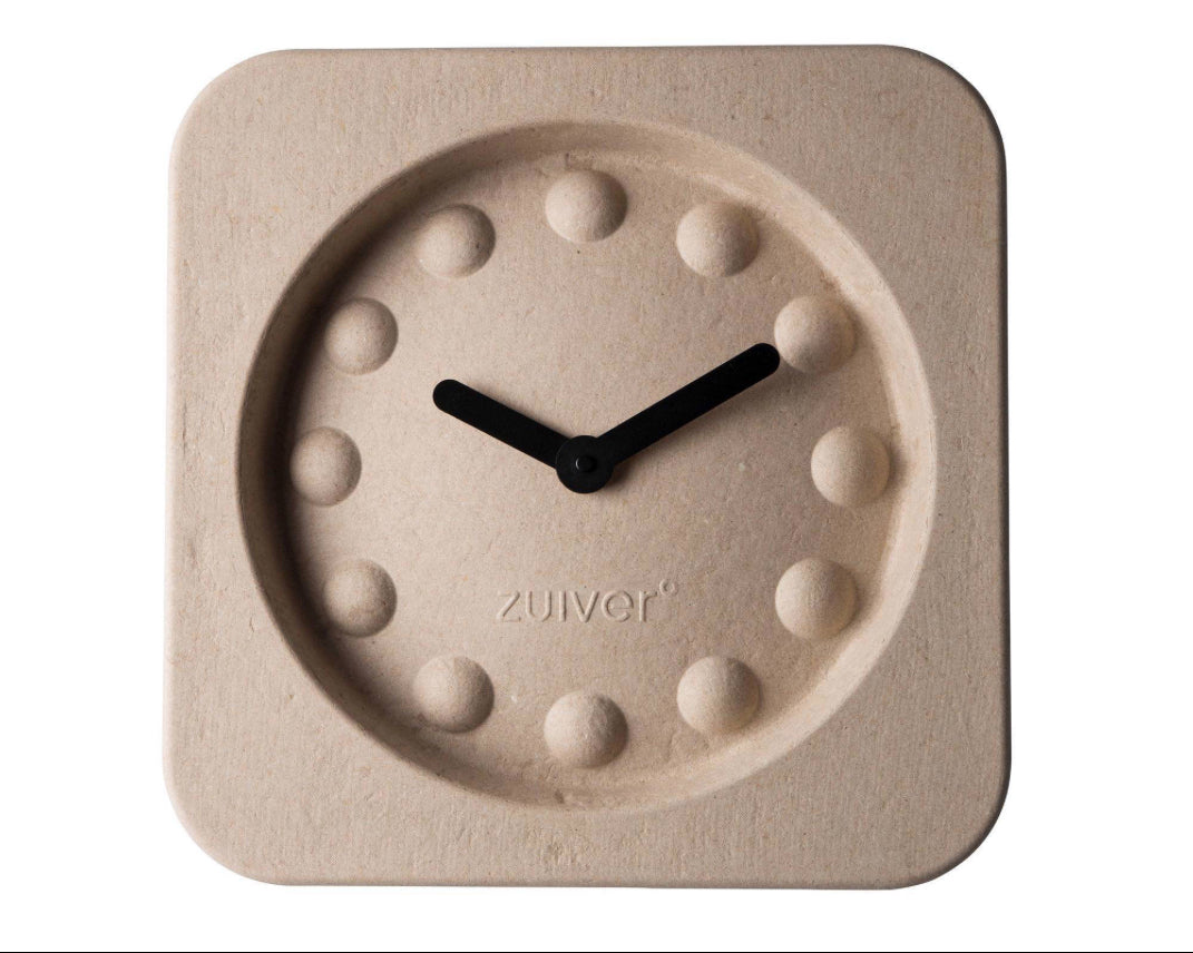 Klok Pulp Time Square beige