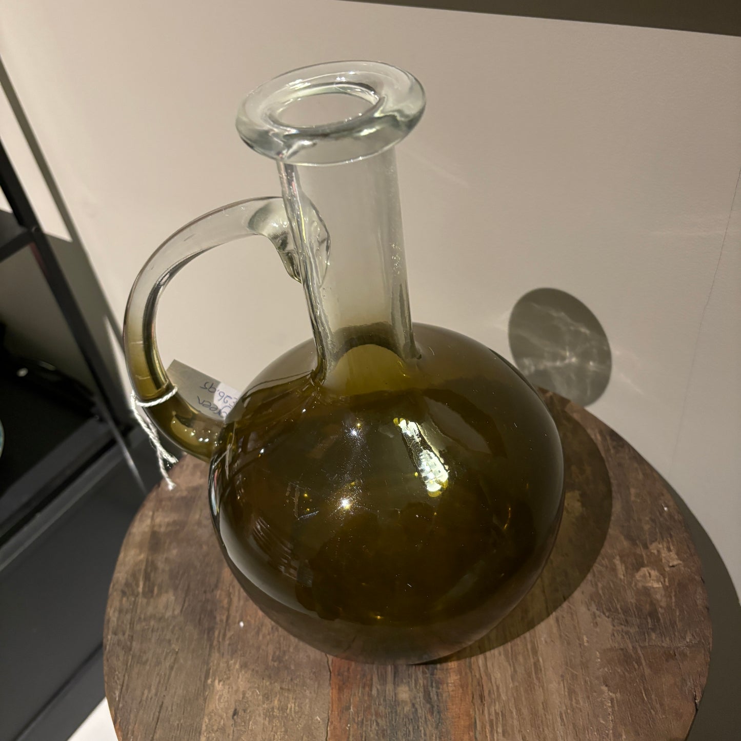 Glass Vase Gradient Olive