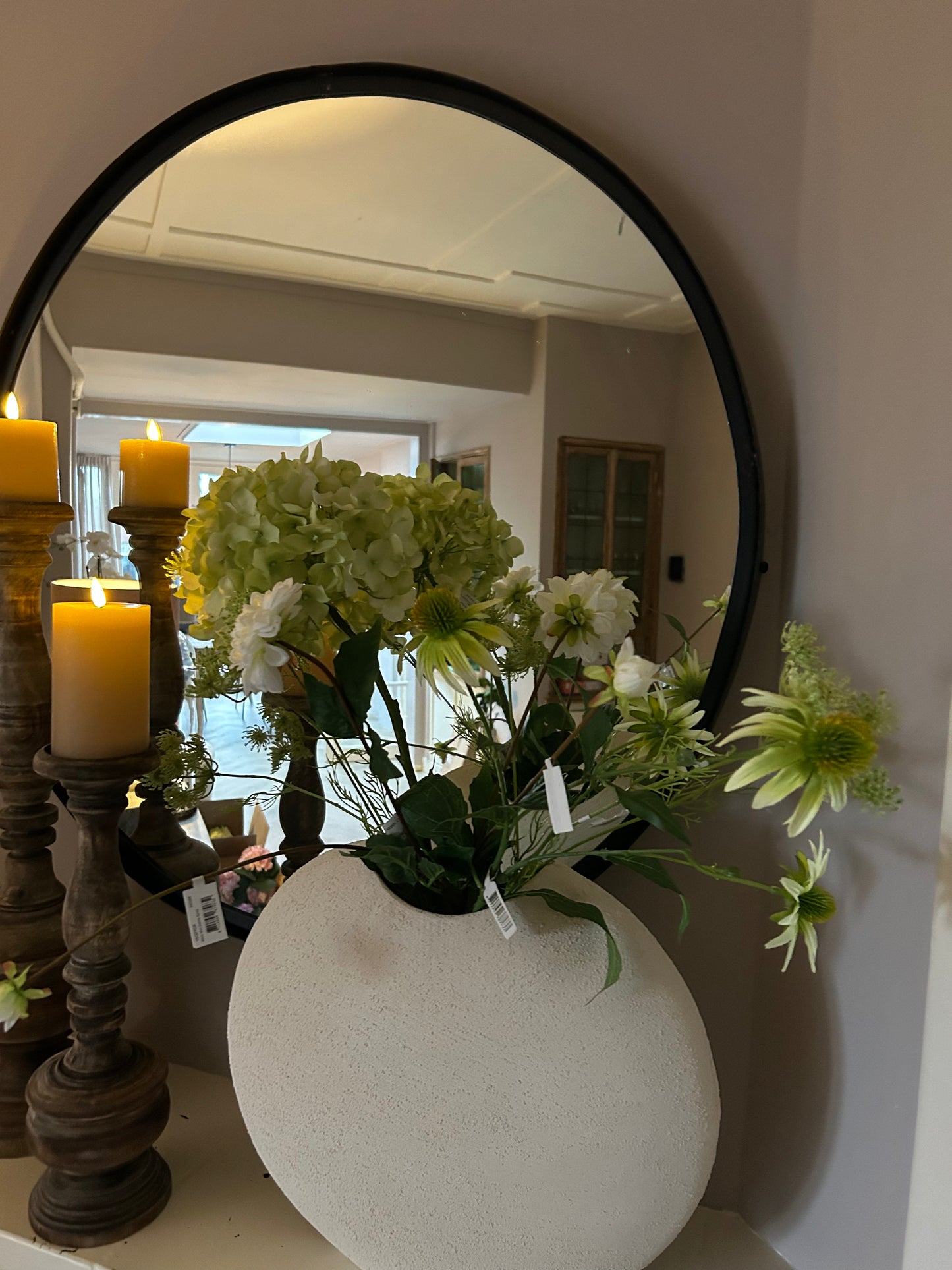 Zijde voor vaas Milo