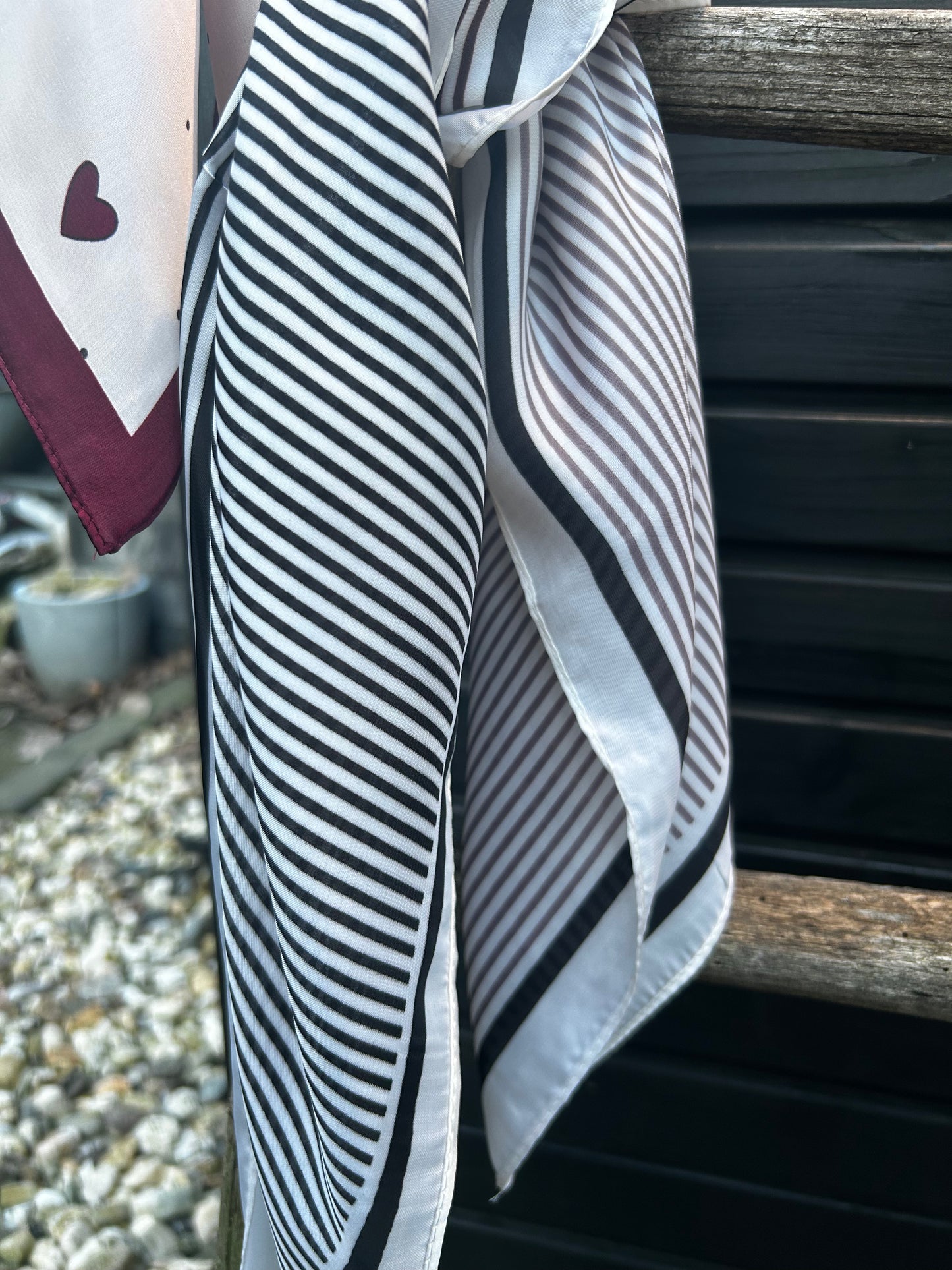 Shawl Heart Stripe