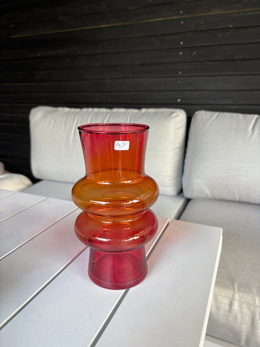 Bloemenvaas bubble glas