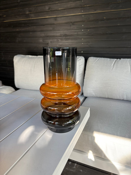 Bloemenvaas bubble glas