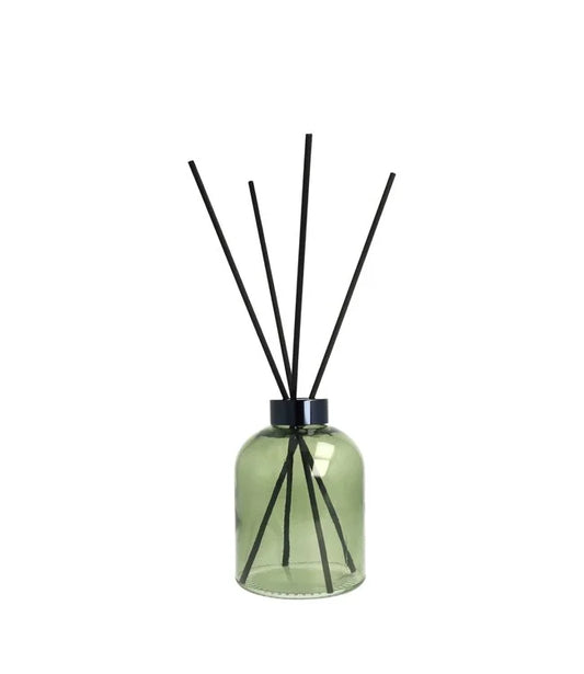 Geurstokjes houder glas groen