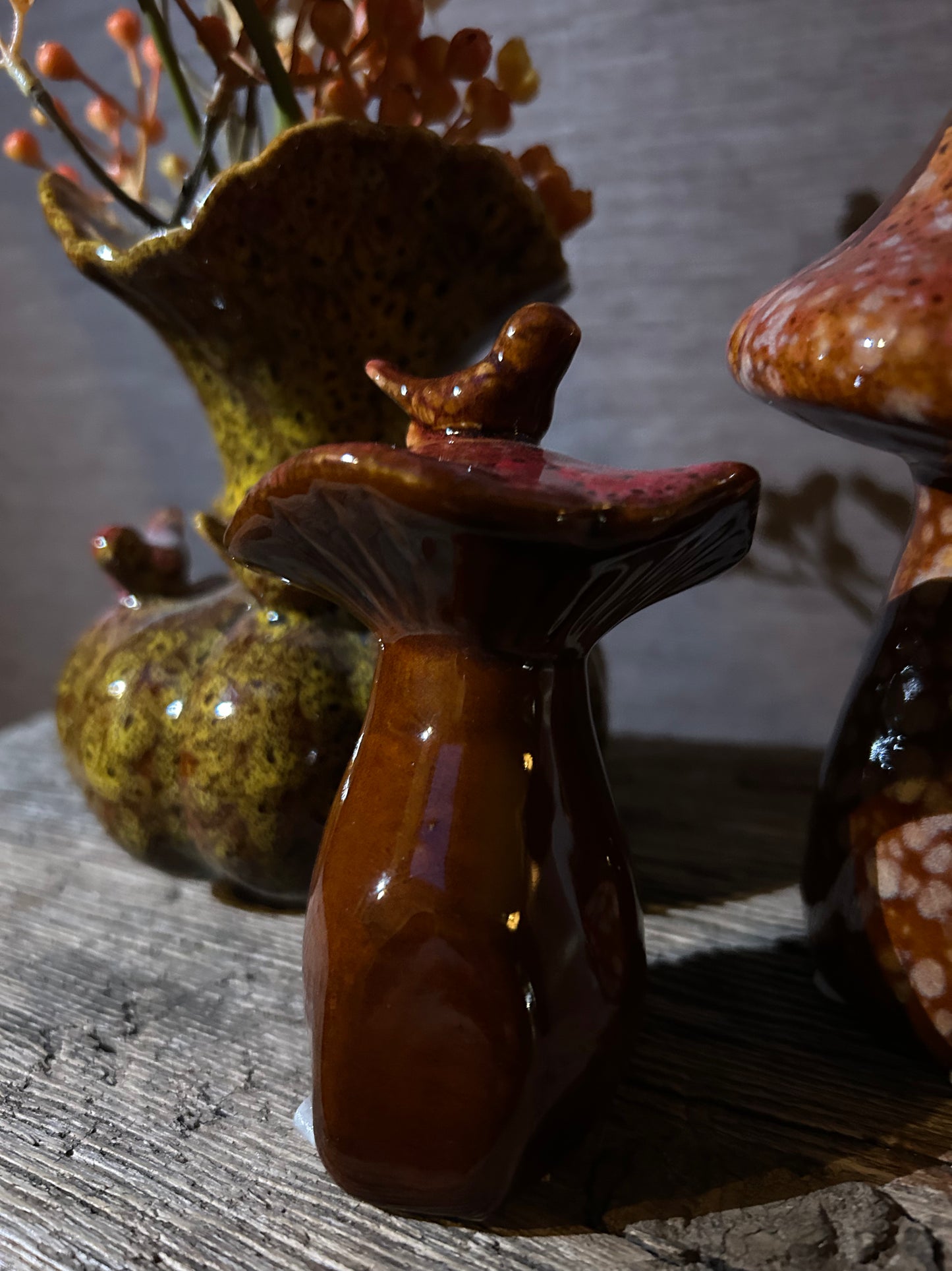 Paddestoel bird (xs) multi