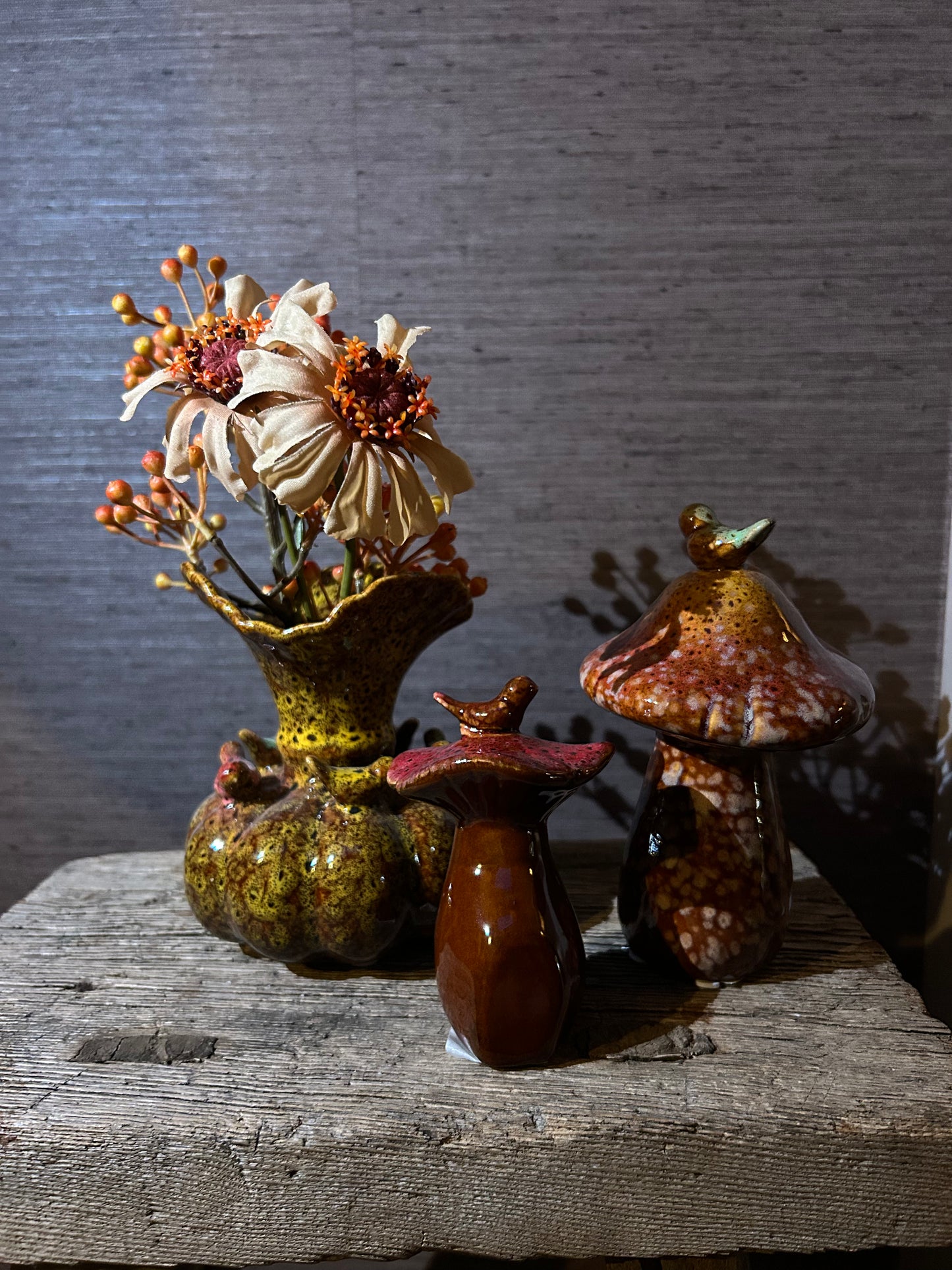 Paddestoel Bird (M) multi color