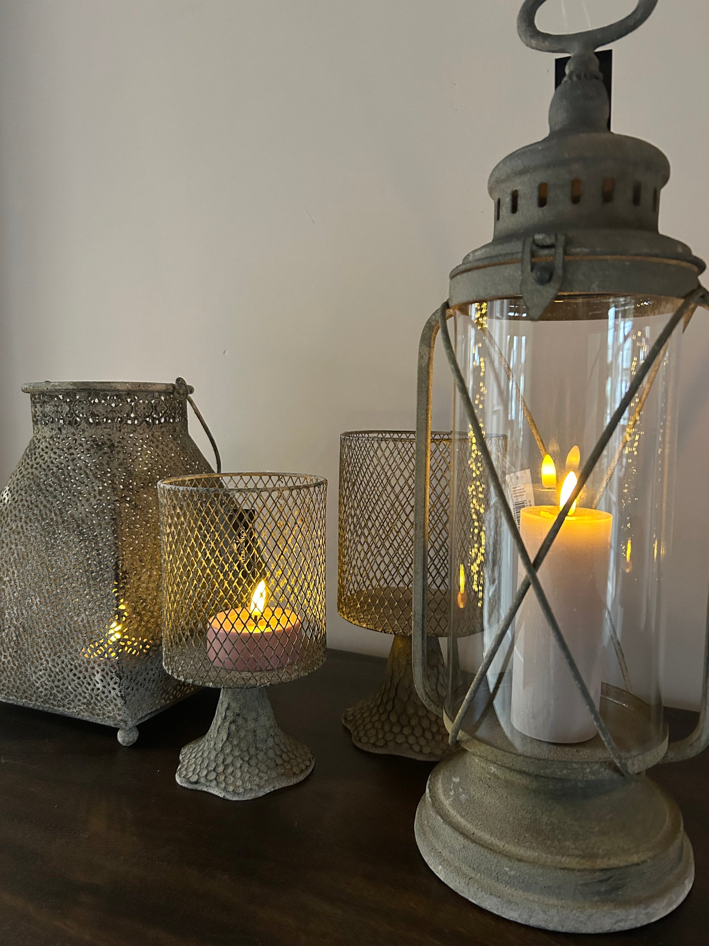 Windlicht op voet Heritage M