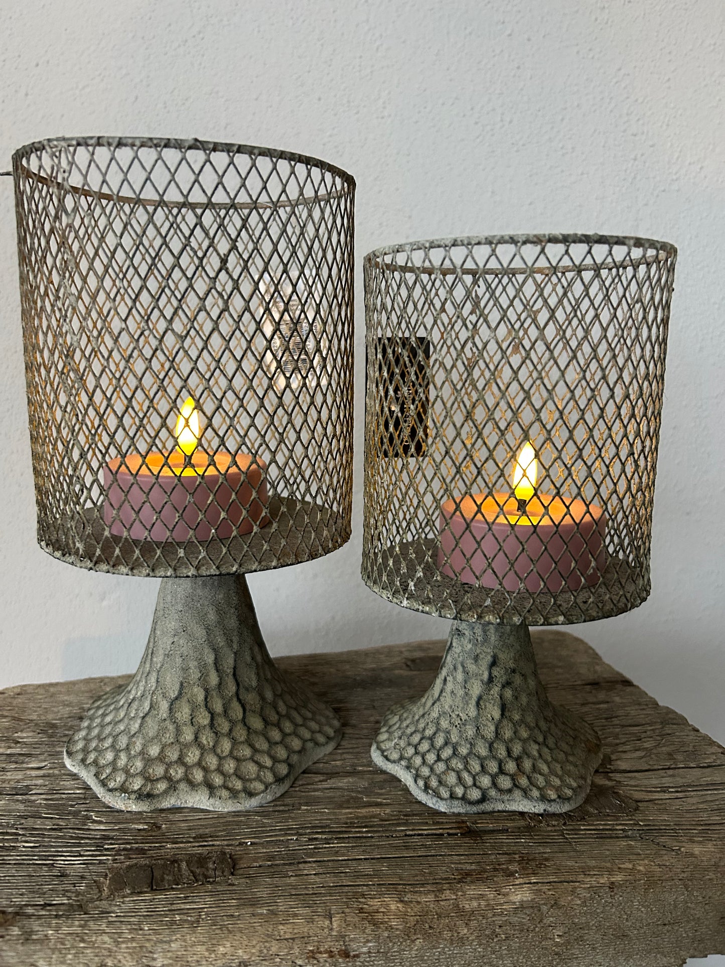 Windlicht op voet Heritage M