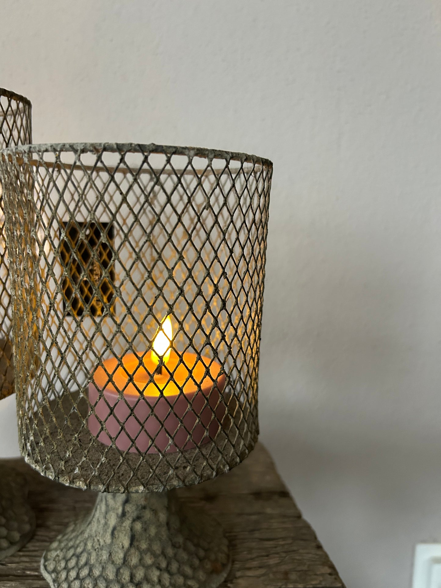 Windlicht op voet Heritage M