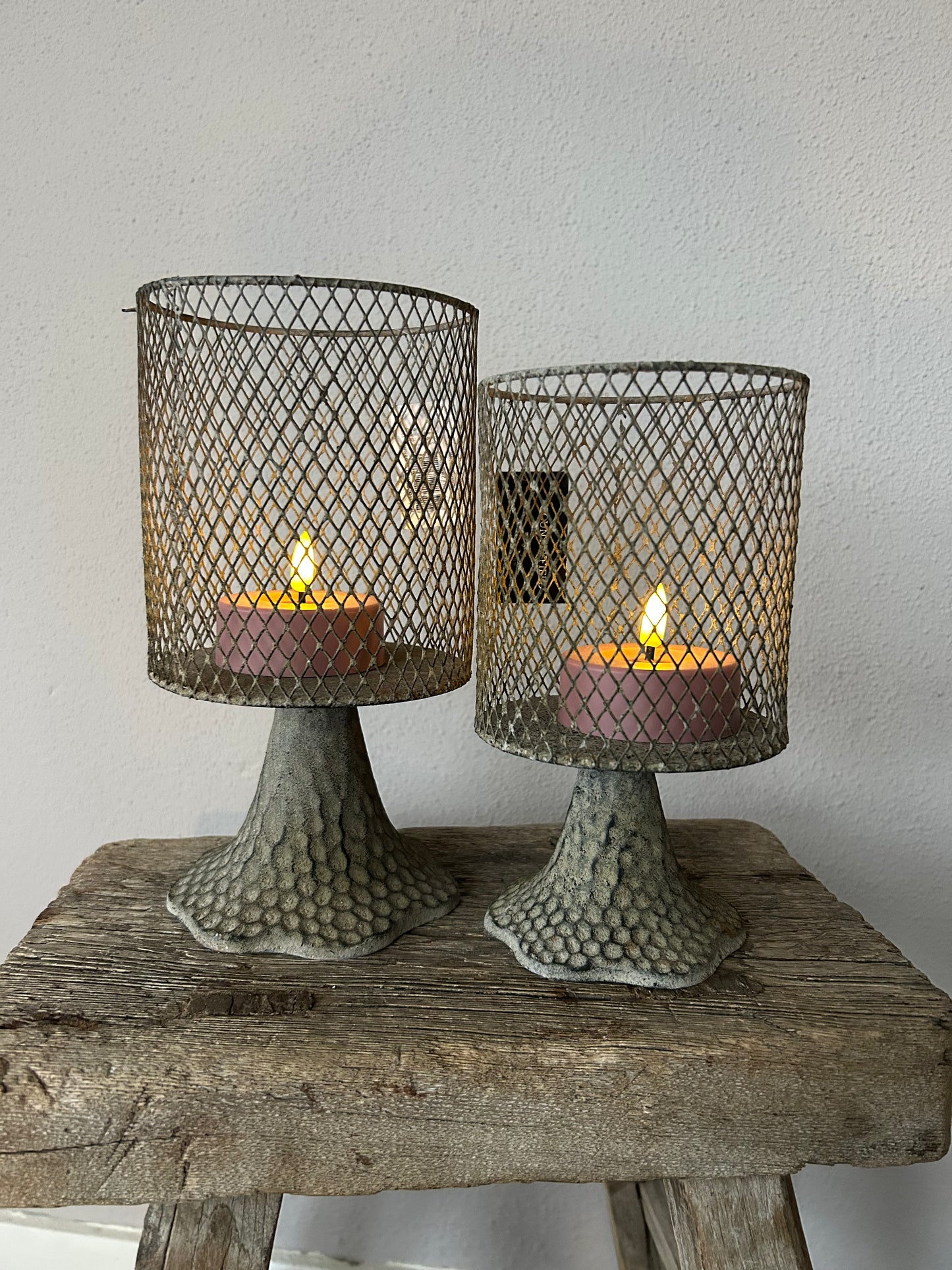 Windlicht op voet Heritage M