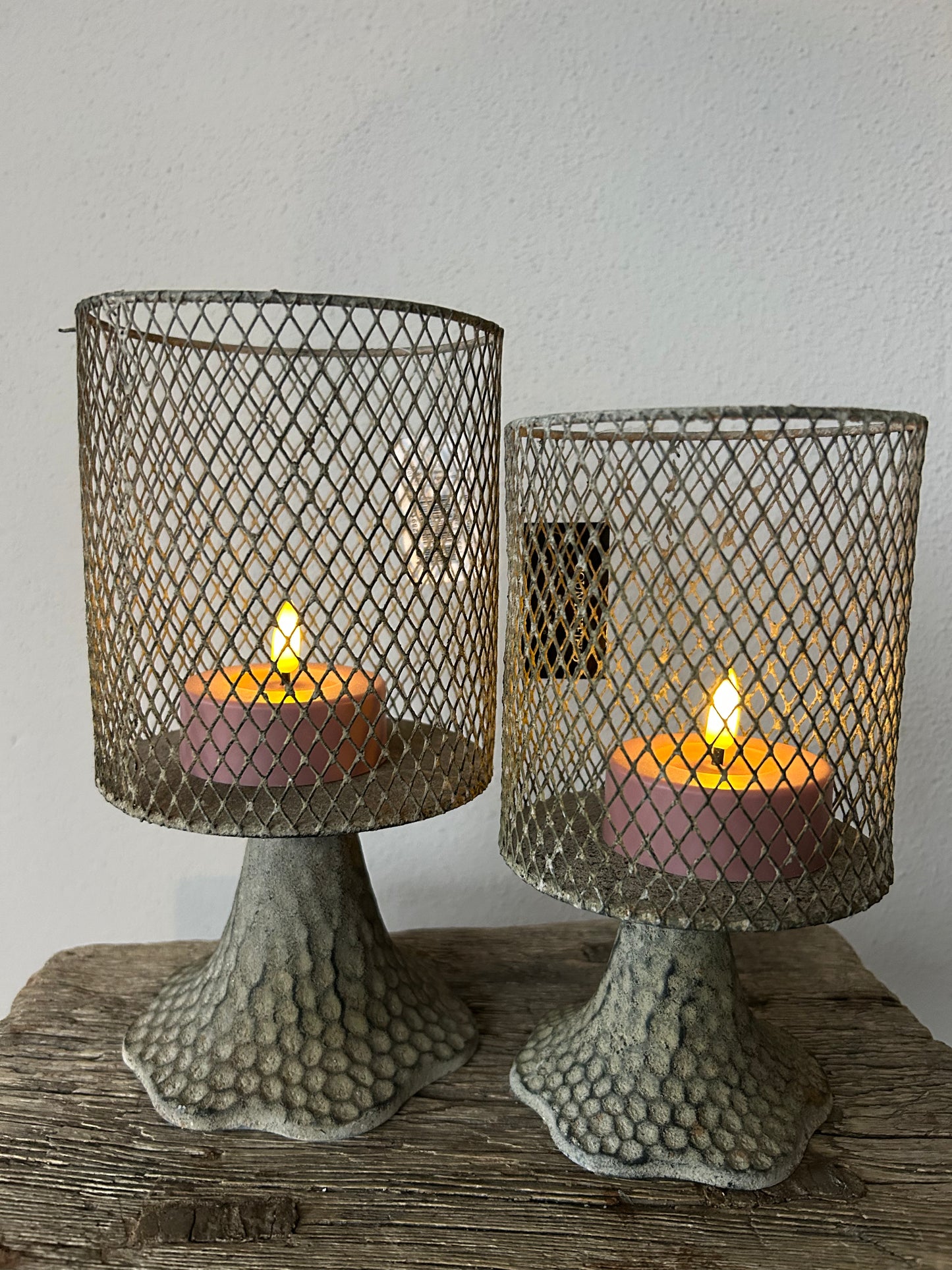 Windlicht op voet Heritage M